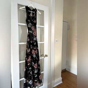 Open Back Maxi Dress